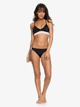 Roxy bikini womens split swimsuit Cutout sexy bikini top briefs black skinny