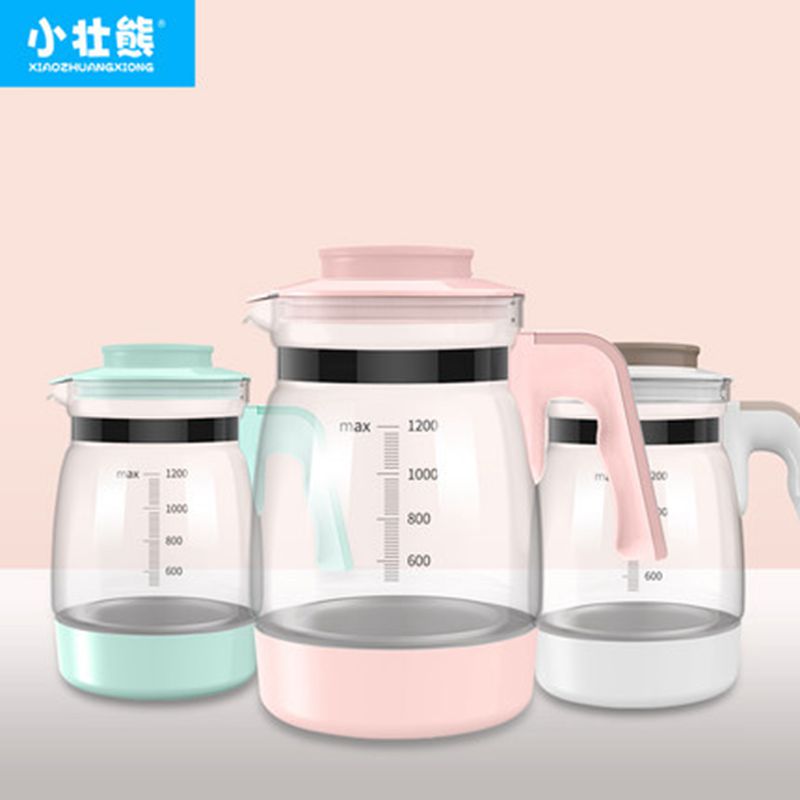 Small Magnificent Bear Single Pot Thermostatic Kettle MILK CONDITIONER GLASS JUG ORIGINAL PLANT KETTLE BODY THERMOSTAT KETTLE ACCESSORIES HIGH TEMPERATURE RESISTANT