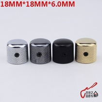 Korean electric guitar electric bass potentiometer electronic cap volume color metal knob with side fixing screws