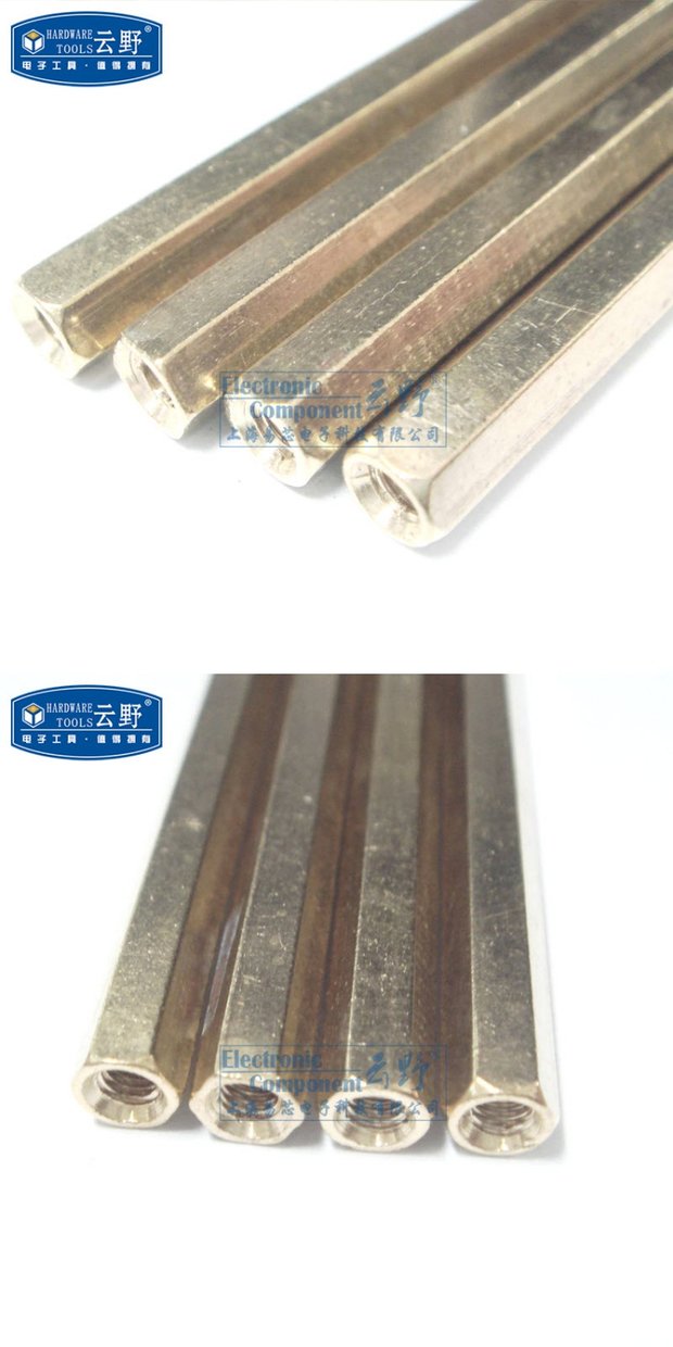 Chốt lõi của Mỹ, ốc vít hình lục giác cột đồng M3 50MM đôi vượt qua âm dương và ốc vít ưu đãi đặc biệt 10 8 nhân dân tệ - Chốt