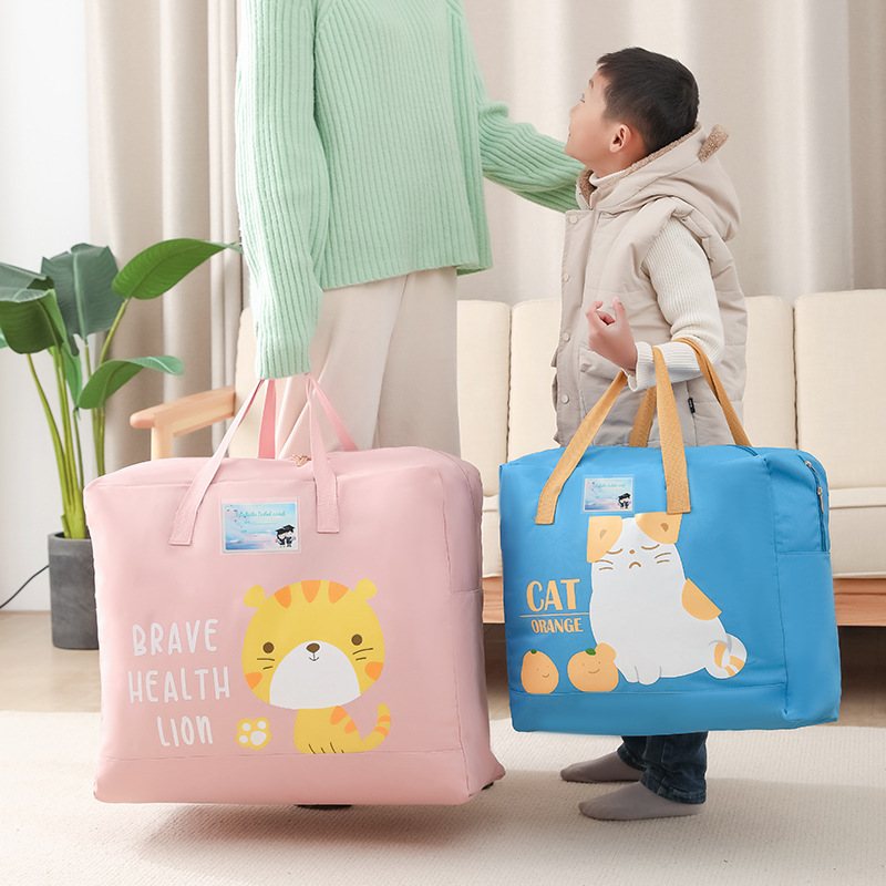 Kindergarten Quilt Collection Bag Zig Quilt Cotton Quilted Collection Bag Hand Clothes Luggage Packed Bag Bedding-Taobao