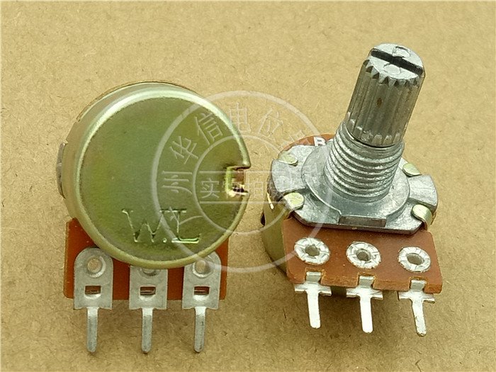 148 TYPE SINGLE POTENTIOMETER B2KB5K10K 20K50K 100K 250KB500K B1M AXIS 15MM