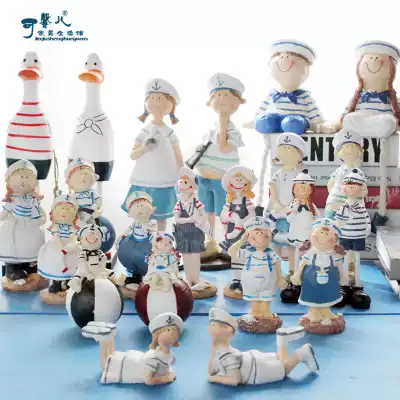 Navy doll cartoon character home decorations ornaments living room wine cabinet children's room bedroom Creative furnishings