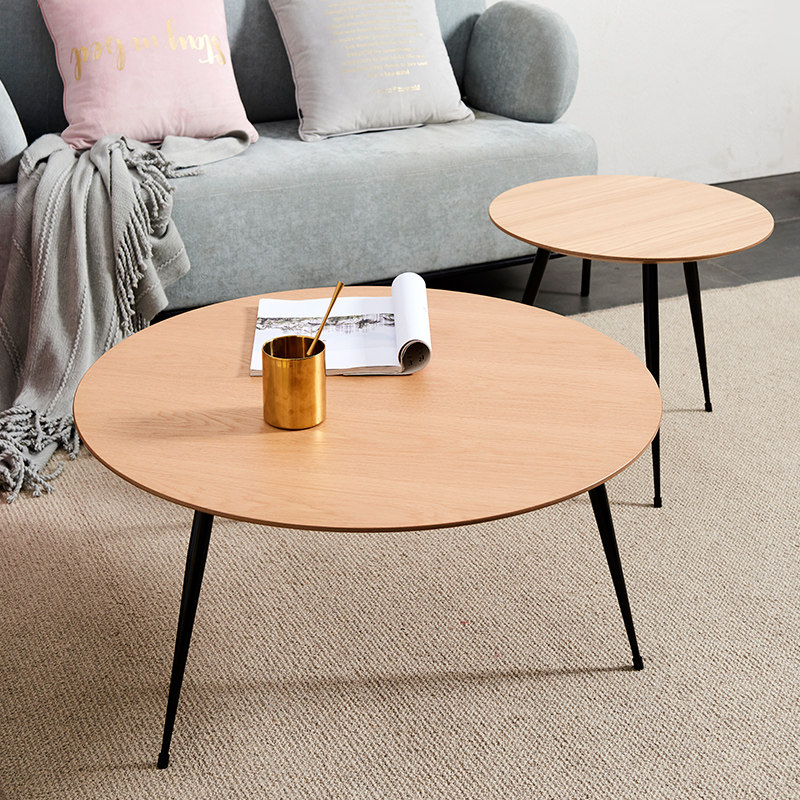 Nordic Iron Art Tea Table Combination Brief Modern Creative Small Household Type Home Round Simple Little Table