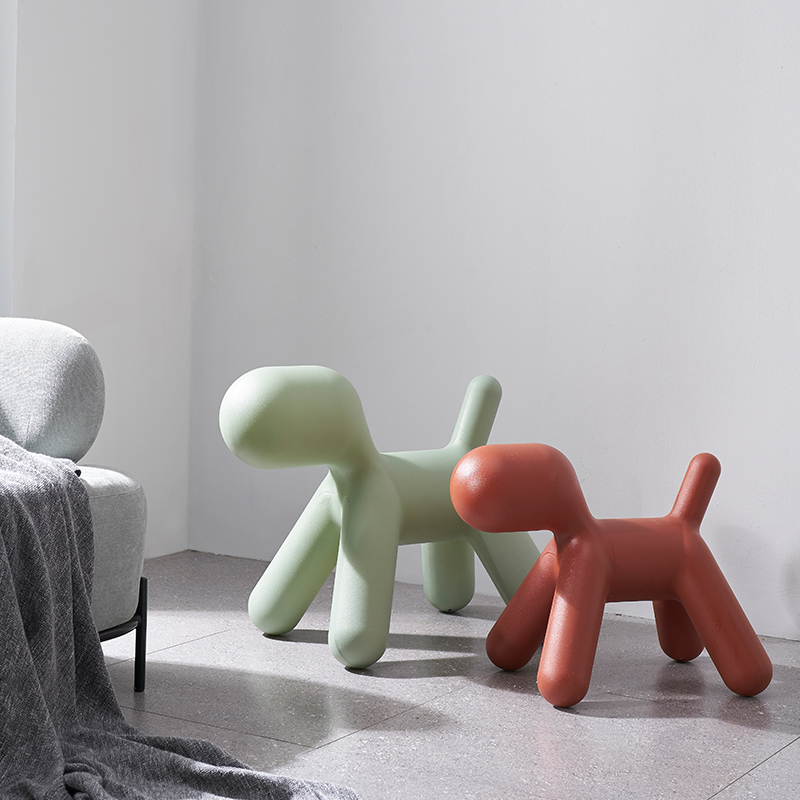Creative puppy chair dwarf stool children kindergarten animal toy chair photography props cartoon fashion children's chair