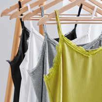 MSShe Big Code Womens Dress 2021 New Summer Dress Fat Mm Sexy Lace Lace Pit Strips Knitted Vest Harnesses