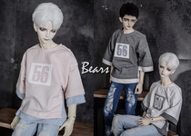 Béaars-B J D va clothes A224 BF wind leave Two printed T-shirts ~ 3 Color Entrance 1 41 3 Uncles