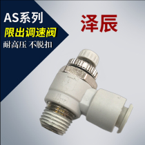White Limited-out throttle valve speed control valve AS1201F AS2201F-02-08 AS3201F AS4201F