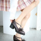 Spring Lolita shoes high-heeled shoes female Mary Jane shoes Mellow mid-heel leather shoes LO small leather shoes Lolita shoes