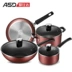 Aishida Trung Quốc Red Fume Cooker Bộ nồi bốn món Bộ nồi WG04TNJC-R WGE04TNJC-R - Phòng bếp Phòng bếp