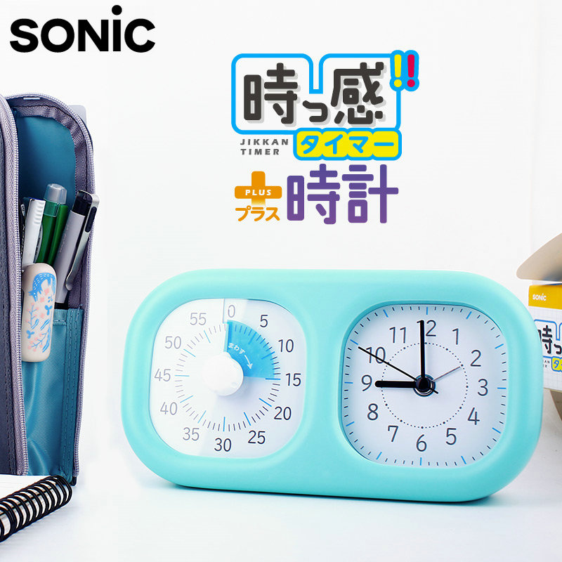 Japan SONIC Elementary School Students Electronic Timer Alarm Clock Timing Reminder Children Homework For Interest-bearing Time Management