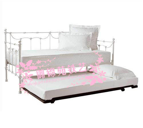 yS054 European style iron art sofa bed single double sofa drawing sofa and sofa bed for lunch break bed baby boy bed