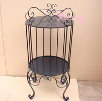 yctg003 European style iron art bed head cabinet minimalist modern European style iron art bed head cabinet table lamp shelf