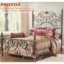 YD633 Europe iron sheets double iron hotel themes bed nuptial bed frame 1 5 m 1 8 meters