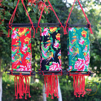 Guangxi ethnic fashion Saba B&B Inn fabric lantern lampshade special ethnic style decoration pendant