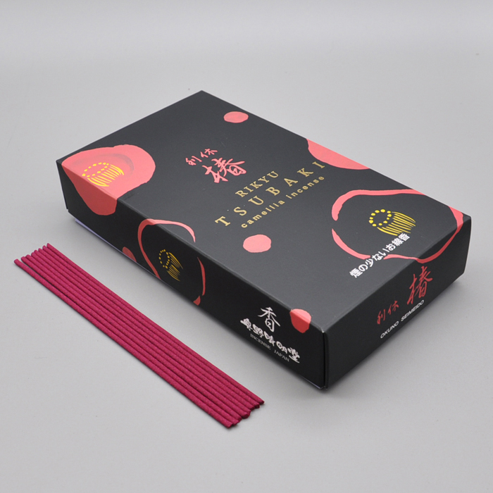 Japan original old incense shop Okuno Seimeido Lee Xiu Tsubaki Camellia red gorgeous aroma spot