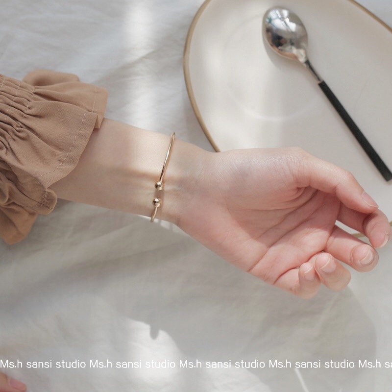 [Bà ba bốn] tình yêu đơn giản tươi mới thắt nút mở vòng tay đồng nữ sinh viên thời trang khí chất vòng phong thủy