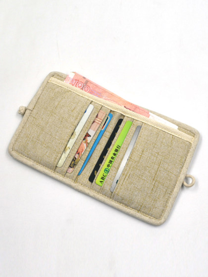 国风布艺短款钱包女生可爱印花折叠竖款钱夹布艺手拿手工复古卡包