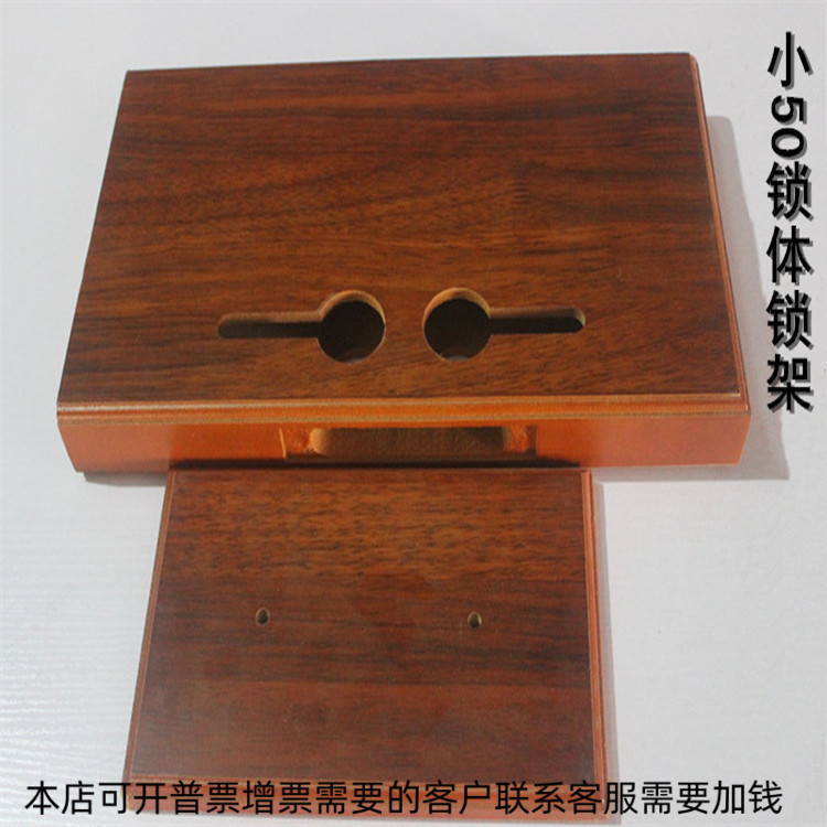 Door lock lock frame lock display frame anti-theft engineering display frame lock size 50 lock frame single tongue lock frame spherical lock frame