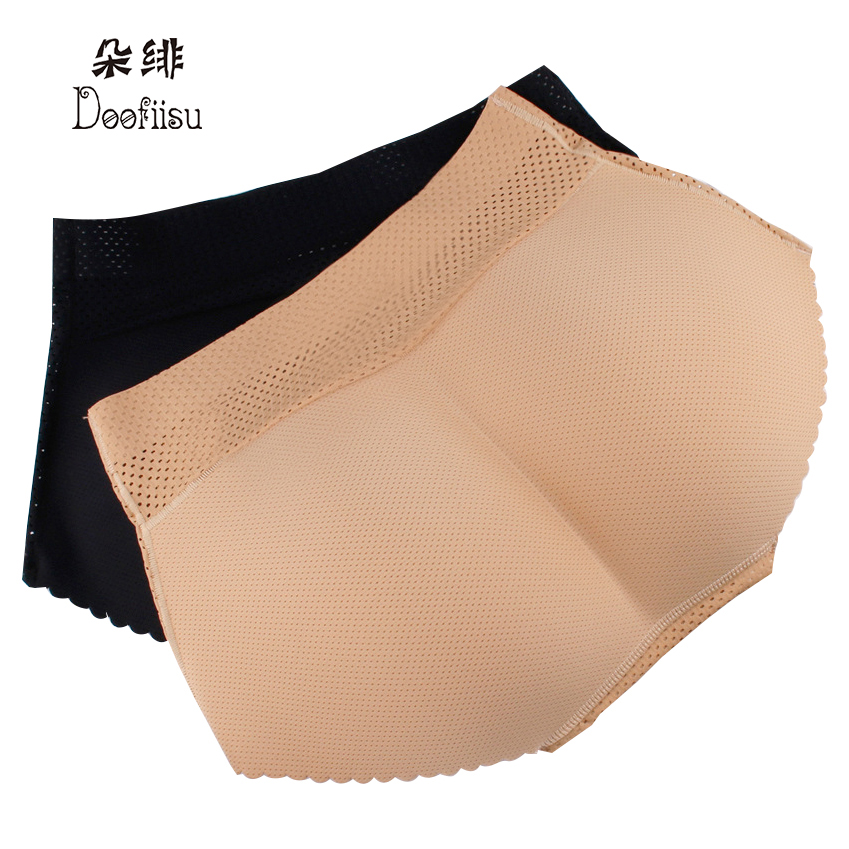 Hip-raising panties women's butt fixed one-piece incognito pad butt fake butt body shaping breathable mid-waist triangle hip pants