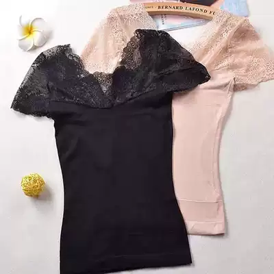 Book lace breast support body shaping body beauty back underwear top can be worn outside