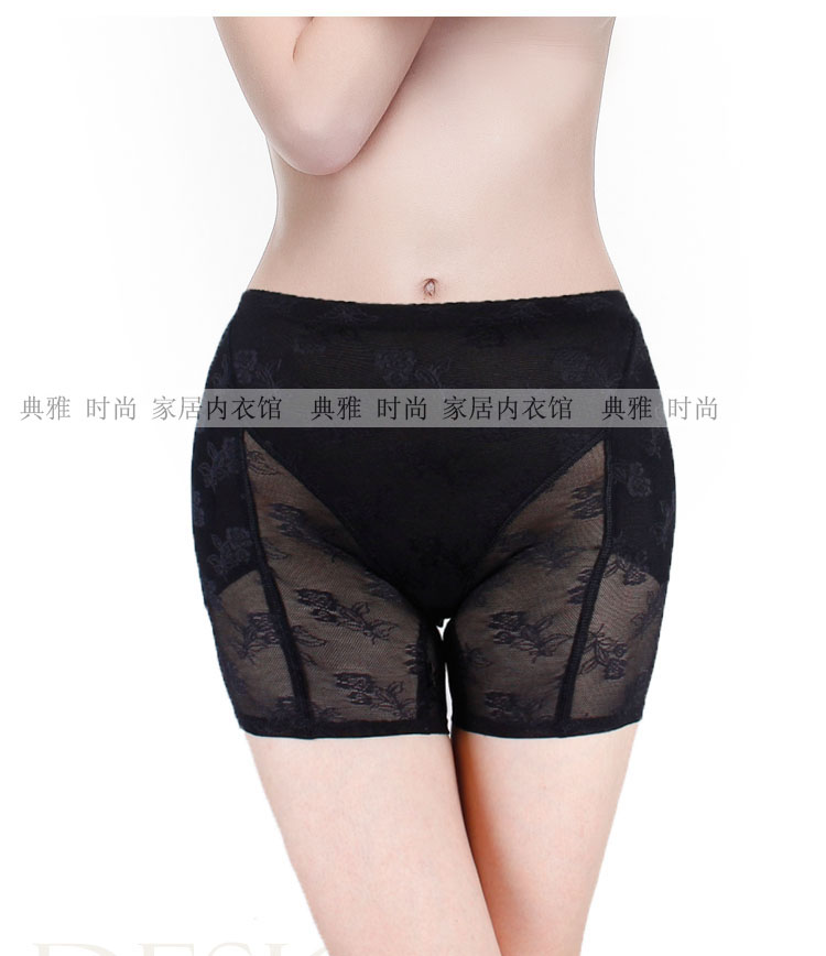 Lady Flat Corner Mid Waist Lifting Hip Knickers Fake Ass Plus Pad Fonds Hip Fonds Hip Pants Sexy Lace Shaper Pants