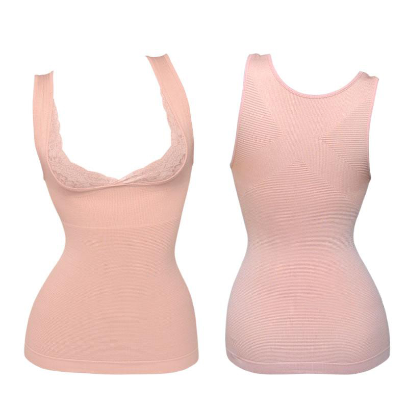 The Do-Faith body-vest woman seamless beauty body lingerie close-up waist shaping tight body towed chest tight to the bottom