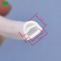 led light strip Sleeve 12v silicone milky white light guide led 5v car light strip sleeve waterproof sheath 5mm