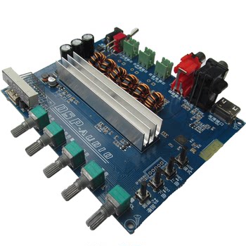 Tpa3116 Wireless Bluetooth Amplifier Board 2.1 Optical Fiber Coaxial HDMI Interface Digital Audio Processing Amplifier DIY