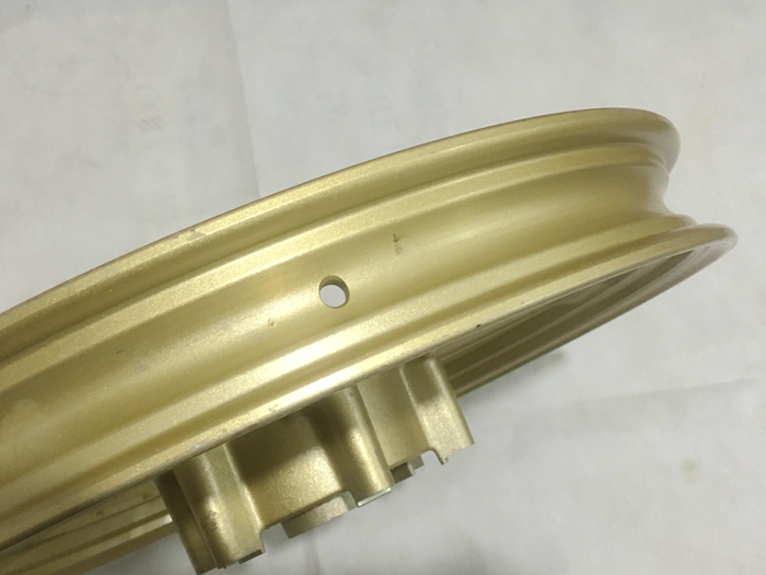 Áp dụng cho xe máy Yamaha, Prince of Peace, vành thép phía trước ZY125-2, hốc bánh trước, bánh trước bằng nhôm - Vành xe máy niềng wave
