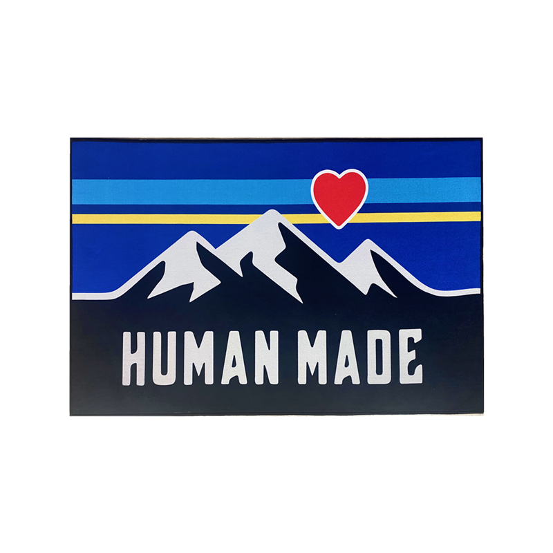 ковер humanmade巴塔哥尼亚山脉图案地垫潮玩地毯 工作室卧室浴室地垫