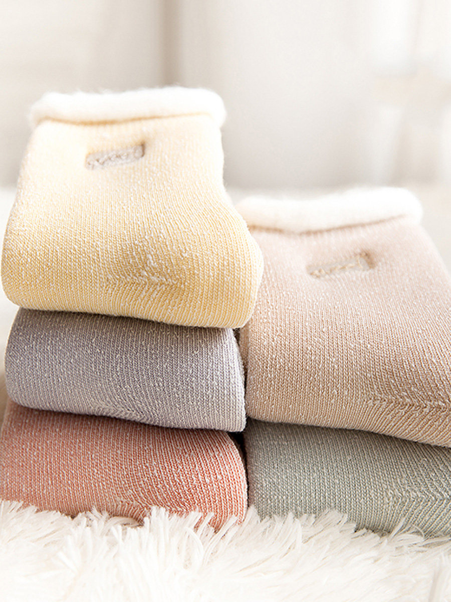 Snow socks thickened velvet socks women's tube socks Autumn and winter warm sleep socks Home sleep plush floor socks