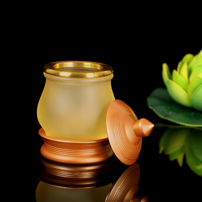 Yuantong Buddha glazed water glass Buddha front for water glass natian water glass Guanyin holy water cup Net Water Cup Gong Cup-Taobao