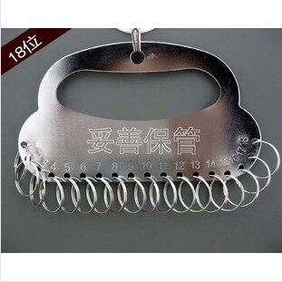 METAL KEY RING KEY BUTTON 18 POSITION KEY PLATE KEY RING KEY PLATE HAND ROUND KEY PLATE KEY PAN-TAOBAO