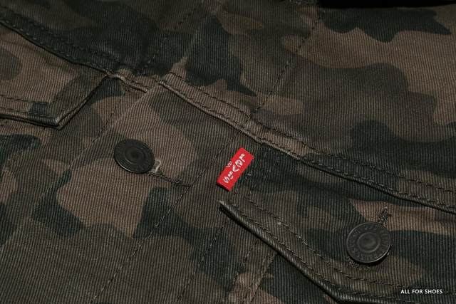 Levis Levis Camouflage Denim Jacket TruckerDenimJacket ແມ່ຍິງ