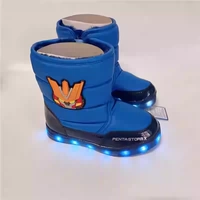 Темно-синий гладкий робот 20