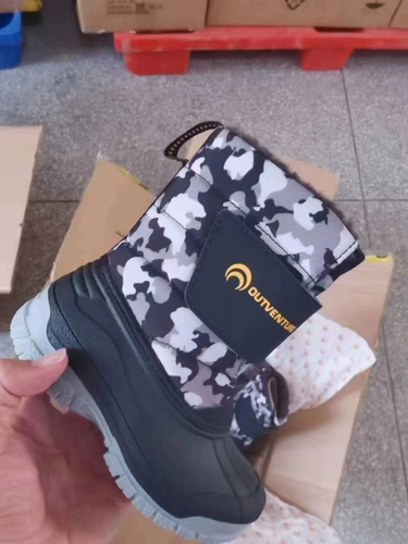 01 Экспорт иностранной торговли российские детские детские мальчики и девочки Снежные сапоги водонепроницаемы