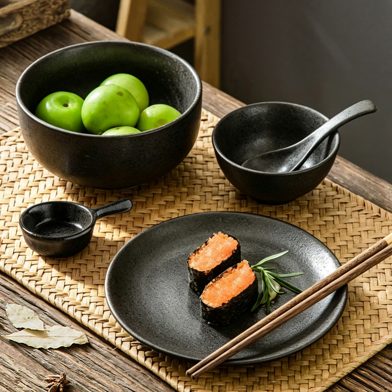 High-Quality Tableware Set for One Person, Household Bowl and Plate Set, Couple's 2-Person Bowl Set, Single-Person Dining Utensils High-Quality Tableware Set for One Person, Household Bowl and Plate Set, Couple's 2-Person Bowl Set, Single-Person Dining Utensils