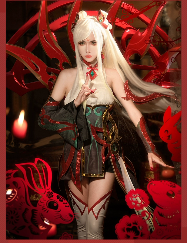 Nado Liên Minh Huyền Thoại cos cắt giấy cổ tích Năm Mới Irelia dao cô gái cosplay game anime trang phục nữ cosplay ahri sexy