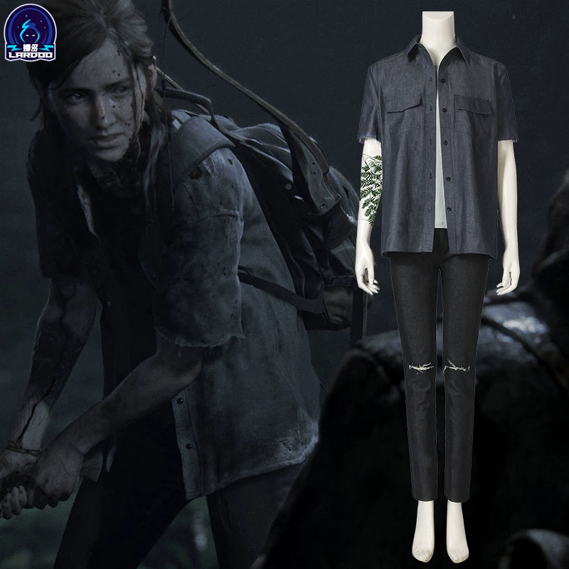 Naduo PS4 game cos The Last of Us 2 / The Last of Us 2 Allie cosplay quần áo nữ trọn bộ - Cosplay