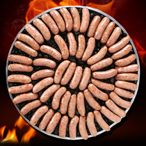 Xiongfeng authentic intestines original volcanic stone grilled sausage pure meat hot dog sausage barbecue crispy intestines eat 3 jin about 26 pieces