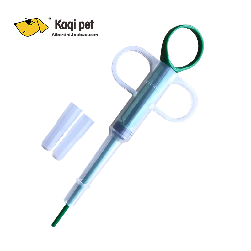 Pet insecticide insecticide cat dog body deworming medicine feeder wet and dry dual-use needle tube feeding stick
