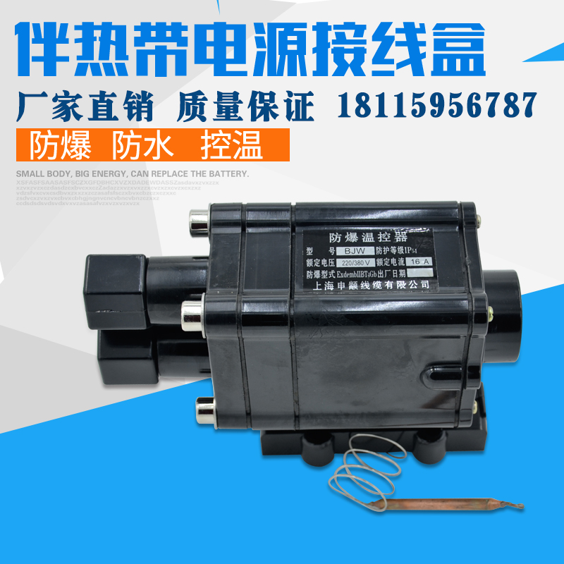 220 Explosion-proof temperature controller Explosion-proof thermostat for electric heating belt 0-120℃ Kick type explosion-proof temperature control