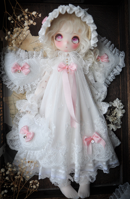 taobao agent Solid Dance Paradise BJD MDD baby clothing 4 points four -point giant baby bear girl cute dress dress [morning song] finished sale