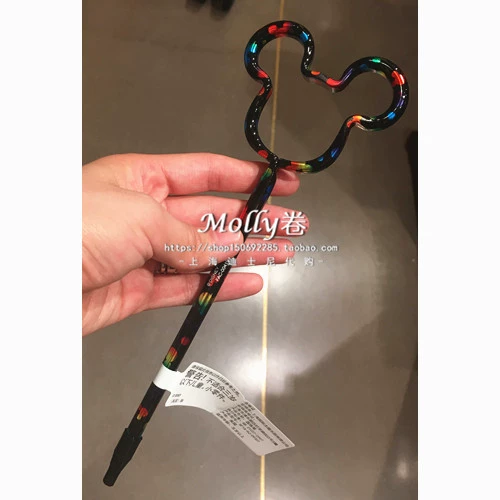 Классическая михачи глобус перчатки мяч Ball Pen Pen Long Rod Pens Shanghai Disney Homency Poickingsing
