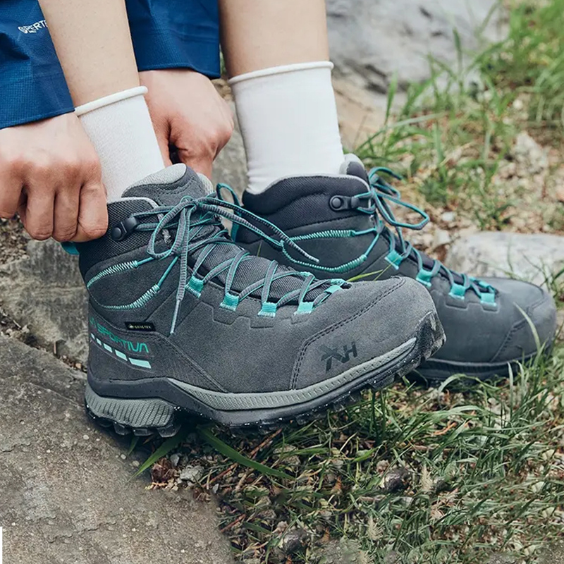 Lasportiva Outdoor Hiking Shoes Gtx Waterproof Breathable Mid-Top Wear-Resistant Non-Slip Txhike Men's and Women's Models
