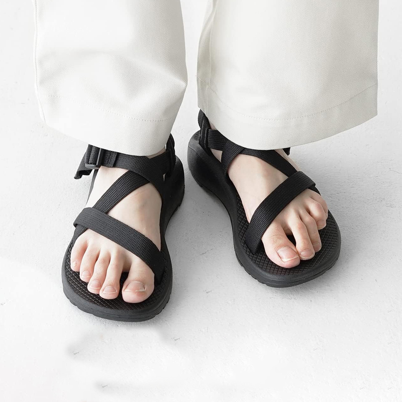 Chaco Sandals, Casual Slippers, Lightweight and Wear-Resistant, Summer River-Tracing Shoes, Beach Wading Shoes, Sports and Leisure Shoes for Men and Women