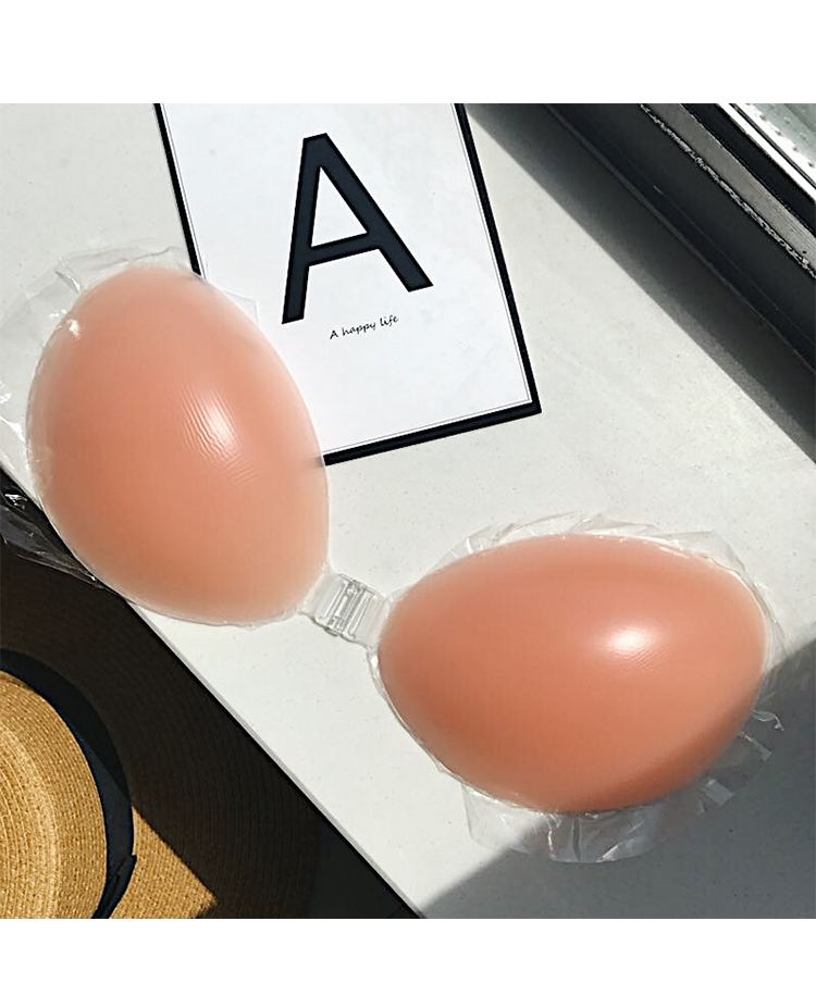 Áo tắm liền mạch đồ lót pad ngực pad silicone dày chèn bikini bơi tập hợp ngực nhỏ trên miếng dán ngực vô hình dán ngực silicon nâng ngực