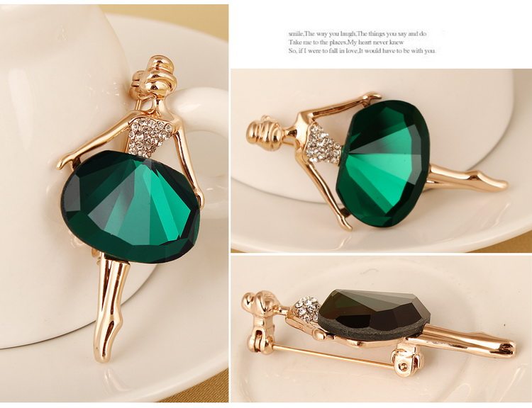 Broche femme en Zircon diamant - Ref 1176430 Image 33