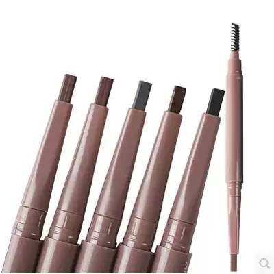 Midnight dark automatic double eyebrow pen duckbill flat head refill without makeup, waterproof and easy to color M1637